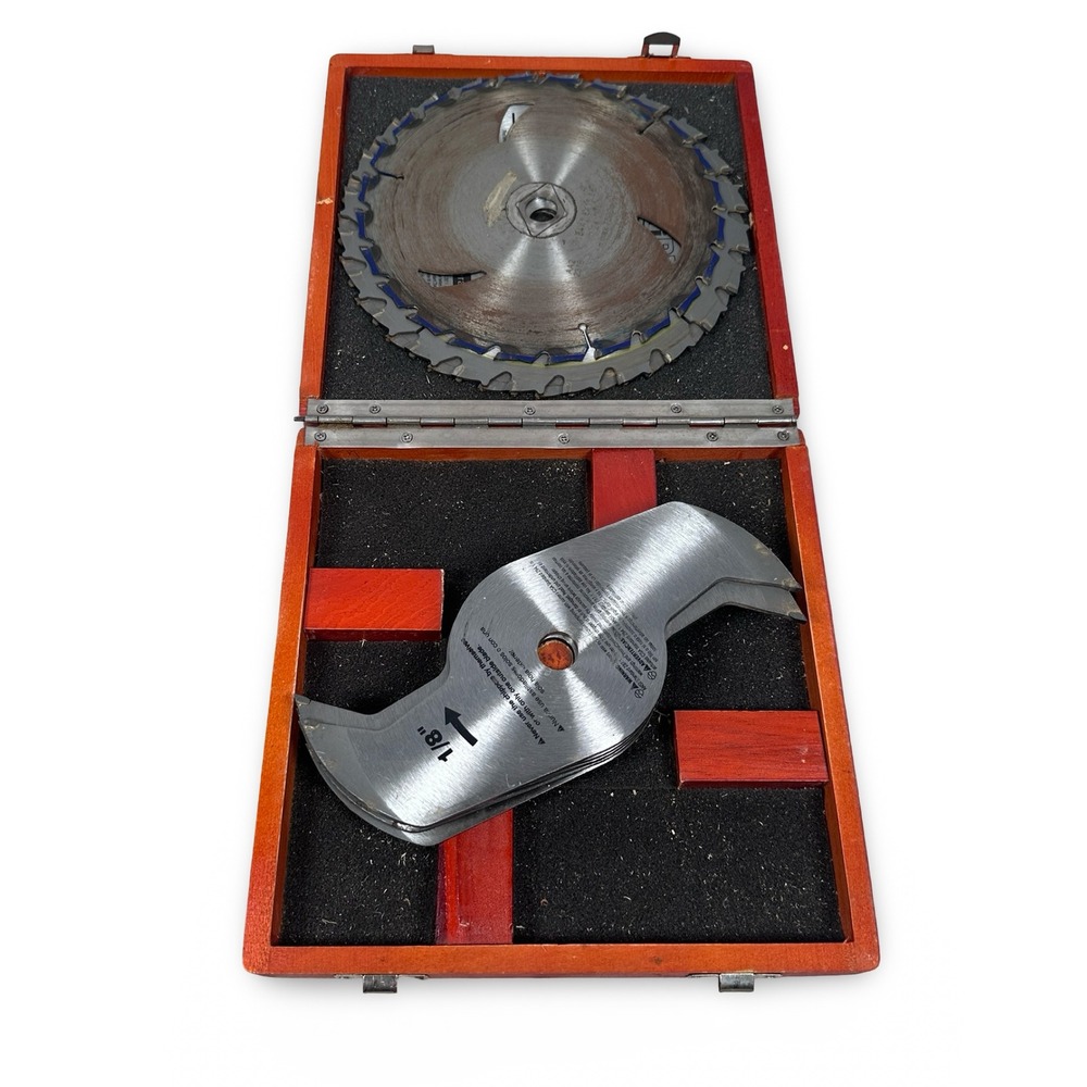 Avanti Pro 8 Inch 24 Tooth Stacked Dado Blade Set P0824DADO with Case